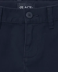 Girls Uniform Stretch Chino Shorts 4-Pack