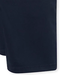 Girls Uniform Stretch Chino Shorts 4-Pack