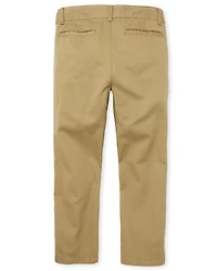 Boys Uniform Stretch Skinny Chino Pants 5-Pack