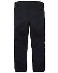 Boys Uniform Stretch Skinny Chino Pants 5-Pack - Slim