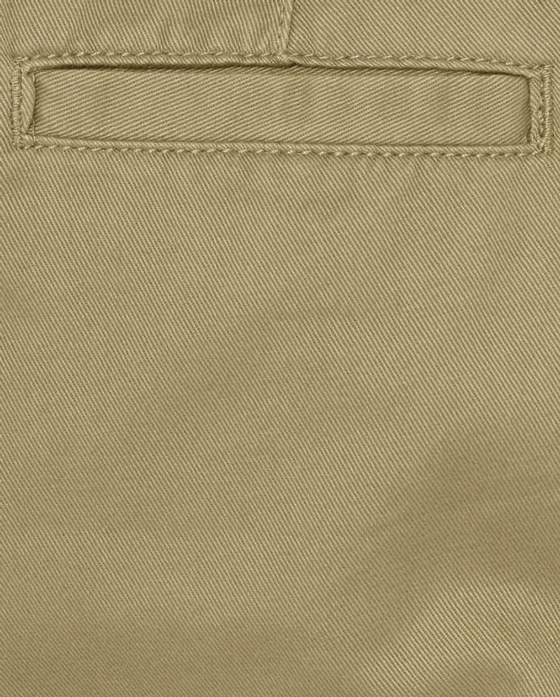 Boys Uniform Stretch Straight Chino Pants -Pack