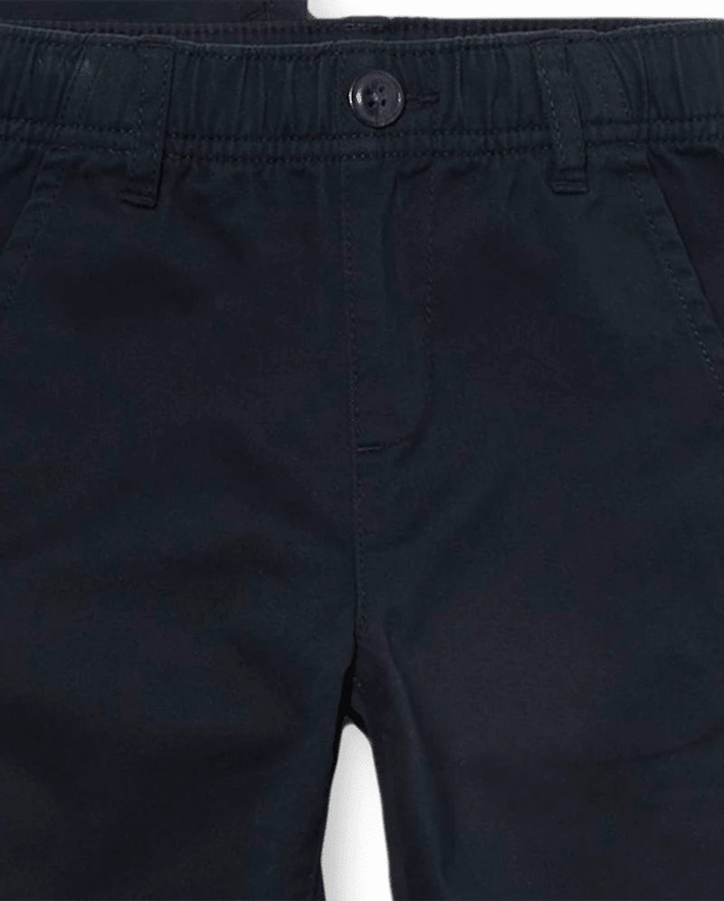 Lot de 2 pantalons chino droits à enfiler pour garçon