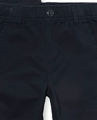 Lot de 2 pantalons chino droits à enfiler pour garçon
