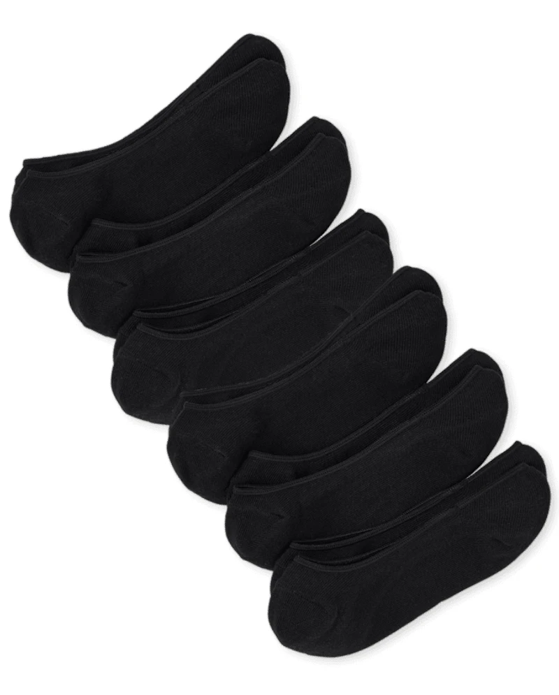 Girls No Show Socks 6-Pack