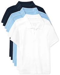 Kids Uniform Soft Pique Polo 6-Pack