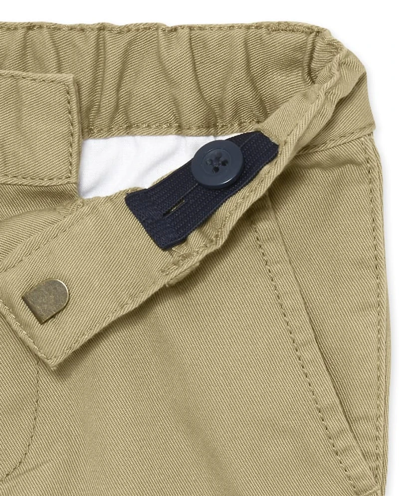 Baby And Toddler Boys Uniform Stretch Skinny Chino Pants -Pack