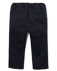 Baby And Toddler Boys Uniform Stretch Skinny Chino Pants -Pack