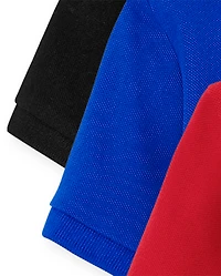 Baby And Toddler Uniform Soft Pique Polo 4-Pack