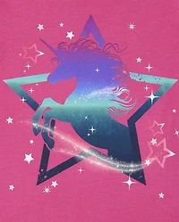 Girls Unicorn Graphic Tee 3-Pack