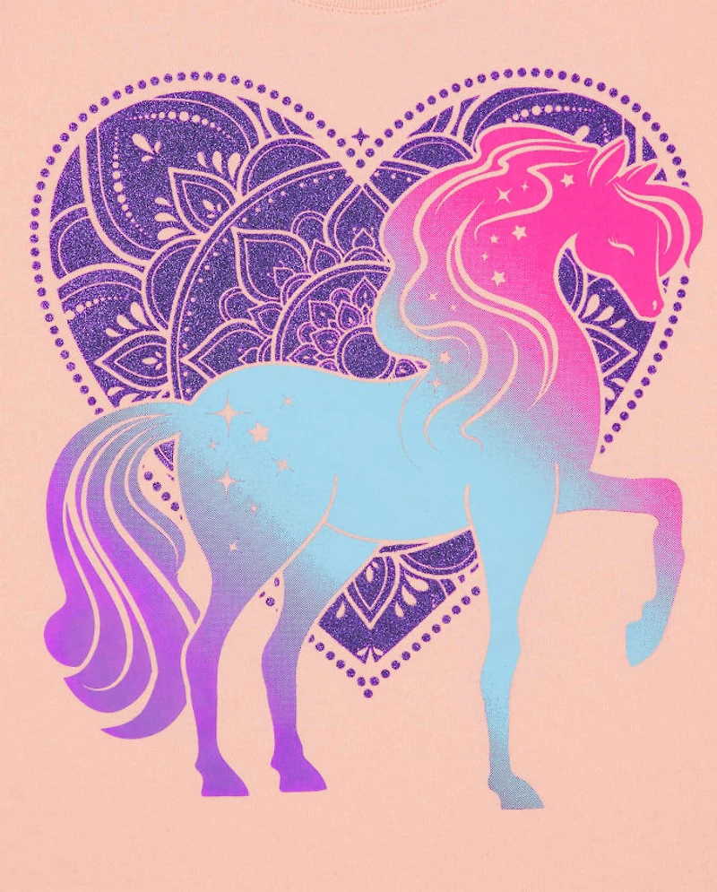 Girls Animal Graphic Tee 4-Pack