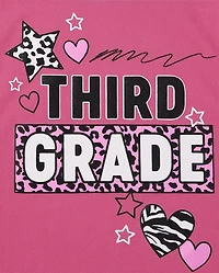 Girls Third Grade Graphic Tee 2-Pack