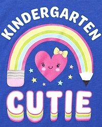 Girls Kindergarten Graphic Tee 2-Pack