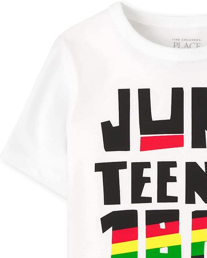 Baby And Toddler Matching Family Juneteenth Graphic Tee