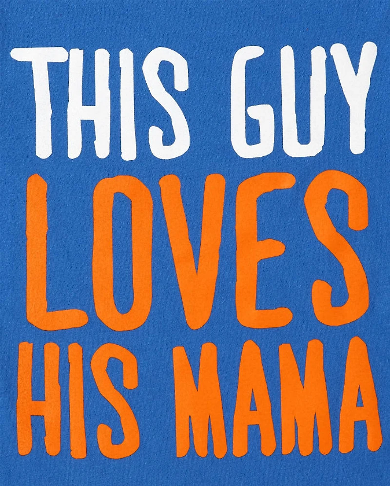 Baby And Toddler Boys Mom Graphic Tee 2-Pack