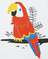 Baby And Toddler Boys Animal Graphic Tee 4-Pack