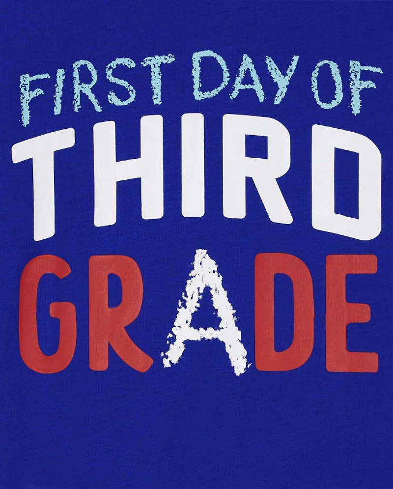 Boys Third Grade Graphic Tee