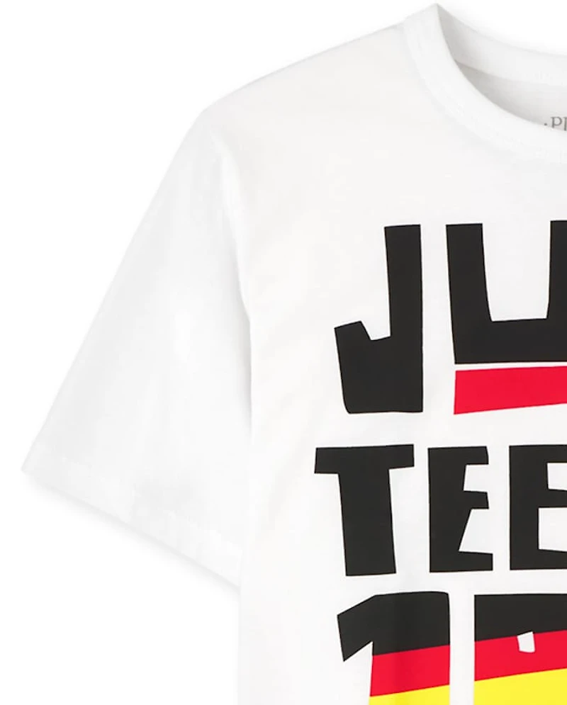 T-shirt graphique assorti pour la famille Juneteenth unisexe enfants