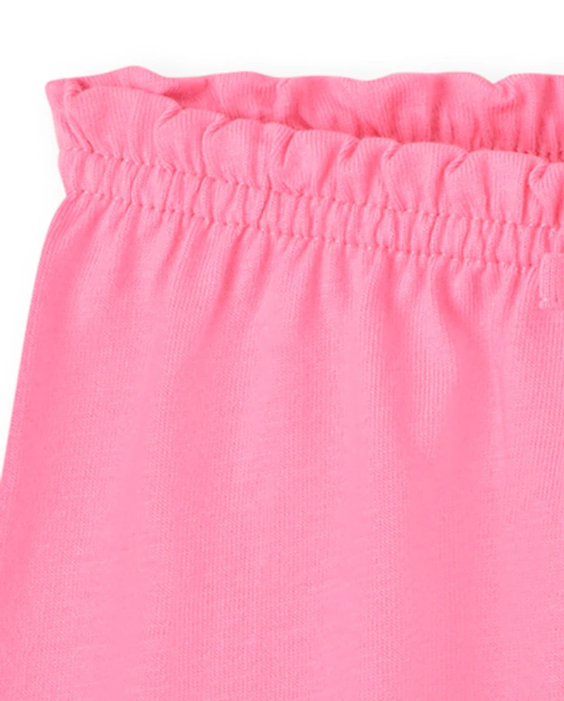 Baby Girls Floral Shorts 2-Pack