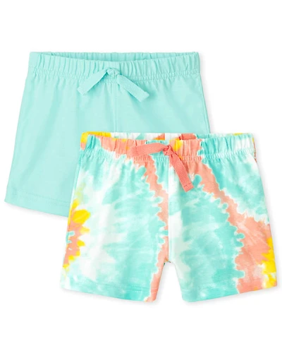 Baby Tie Dye Shorts 2-Pack
