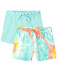 Baby Tie Dye Shorts 2-Pack
