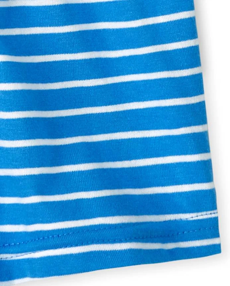 Lot de 2 shorts rayés bébé garçon