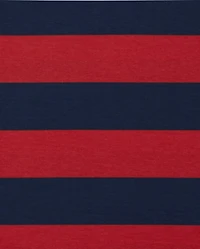 Boys Striped Snug Fit Cotton Pajamas 2-Pack