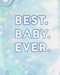 Baby And Toddler Boys Matching Family Tie Dye Snug Fit Cotton One Piece Pajamas
