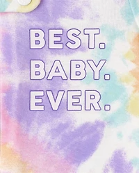 Baby And Toddler Girls Matching Family Tie Dye Snug Fit Cotton One Piece Pajamas