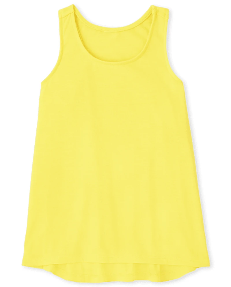 Girls High Low Pajama Tank Top