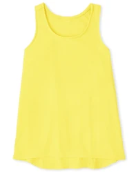 Girls High Low Pajama Tank Top