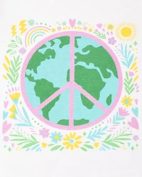 Baby And Toddler Girls Earth Snug Fit Cotton Pajamas