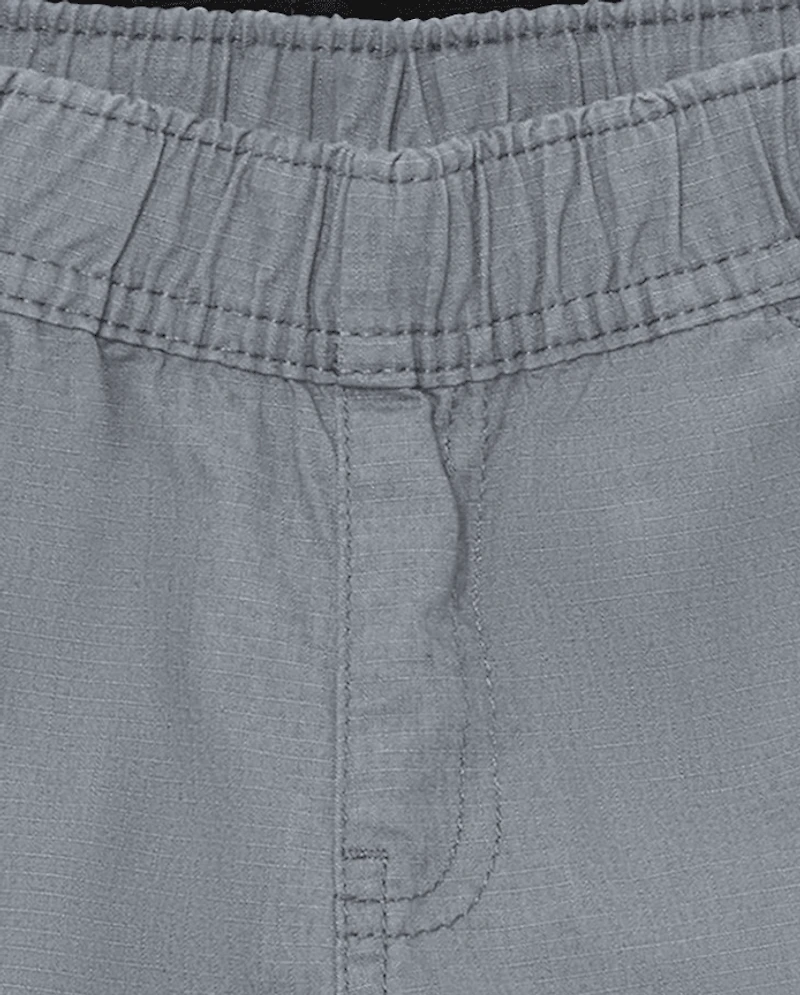 Baby And Toddler Boys Ripstop Pull On Cargo Shorts 2-Pack