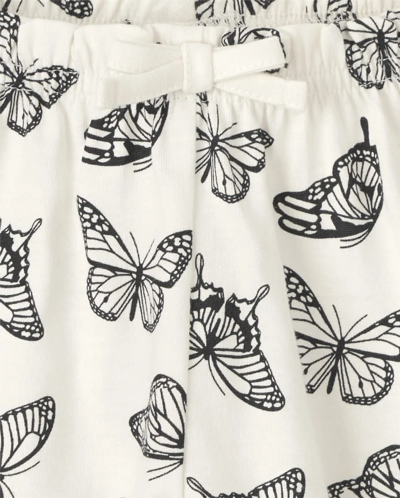 Lot de 3 shorts taille sac papier léopard bébé fille