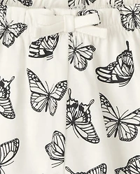 Lot de 3 shorts taille sac papier léopard bébé fille