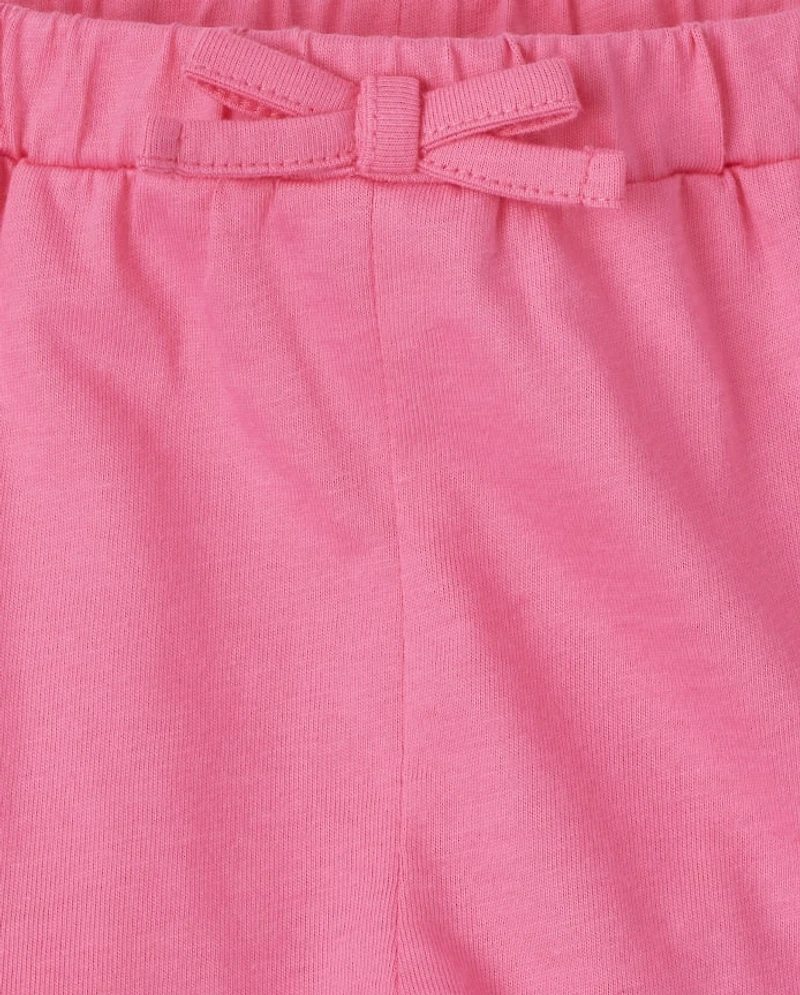 Baby Girls Floral Ruffle Shorts 3-Pack