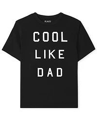Kids Matching Family Cool Like Dad Graphic Tee