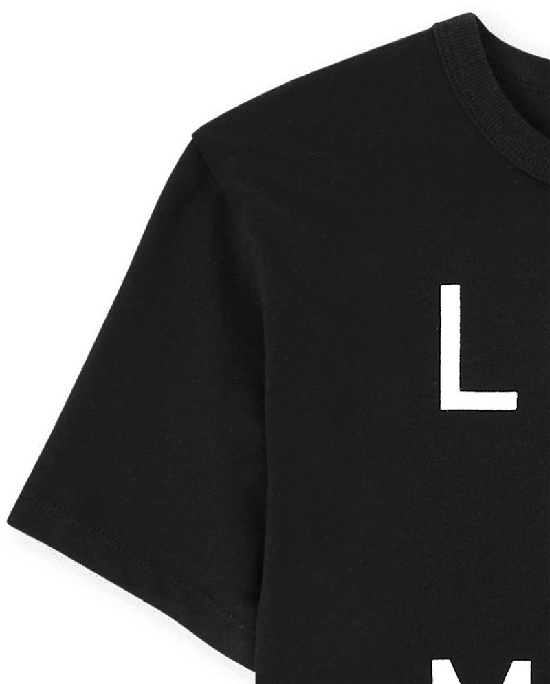 Kids Matching Family Love My Mama Graphic Tee