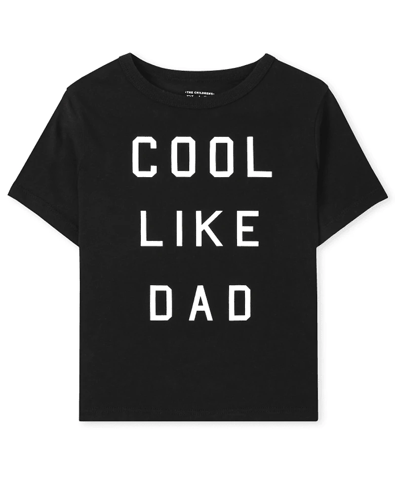 Baby And Toddler Matching Family Cool Like Dad Graphic Tee