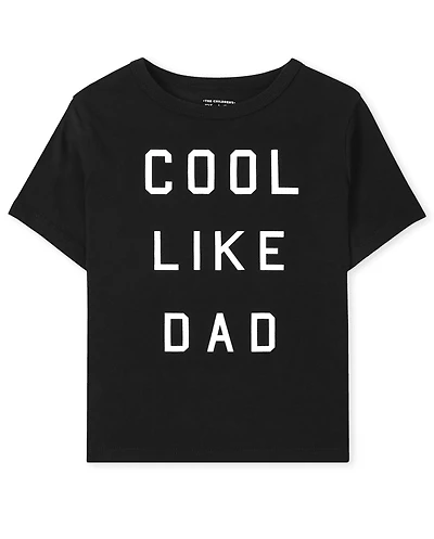 Baby And Toddler Matching Family Cool Like Dad Graphic Tee