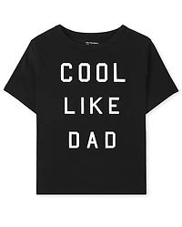 Baby And Toddler Matching Family Cool Like Dad Graphic Tee