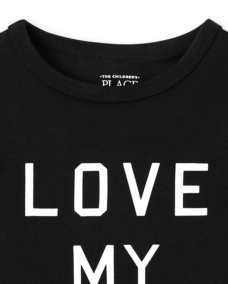 Baby And Toddler Matching Family Love My Mama Graphic Tee