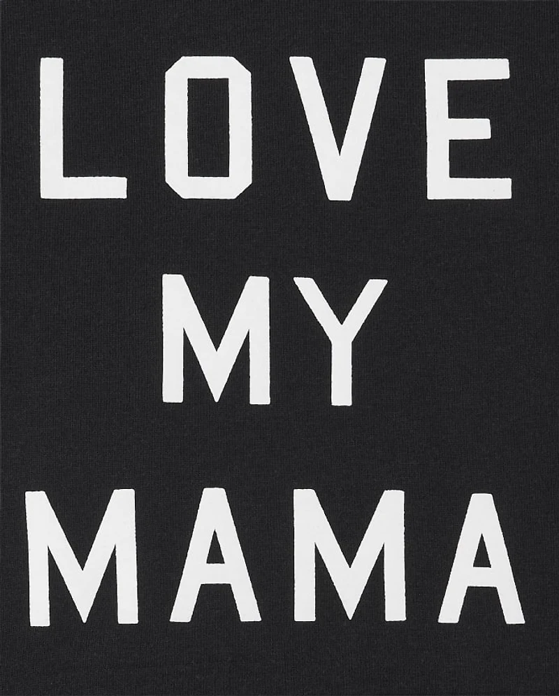 Baby Matching Family Love My Mama Graphic Bodysuit