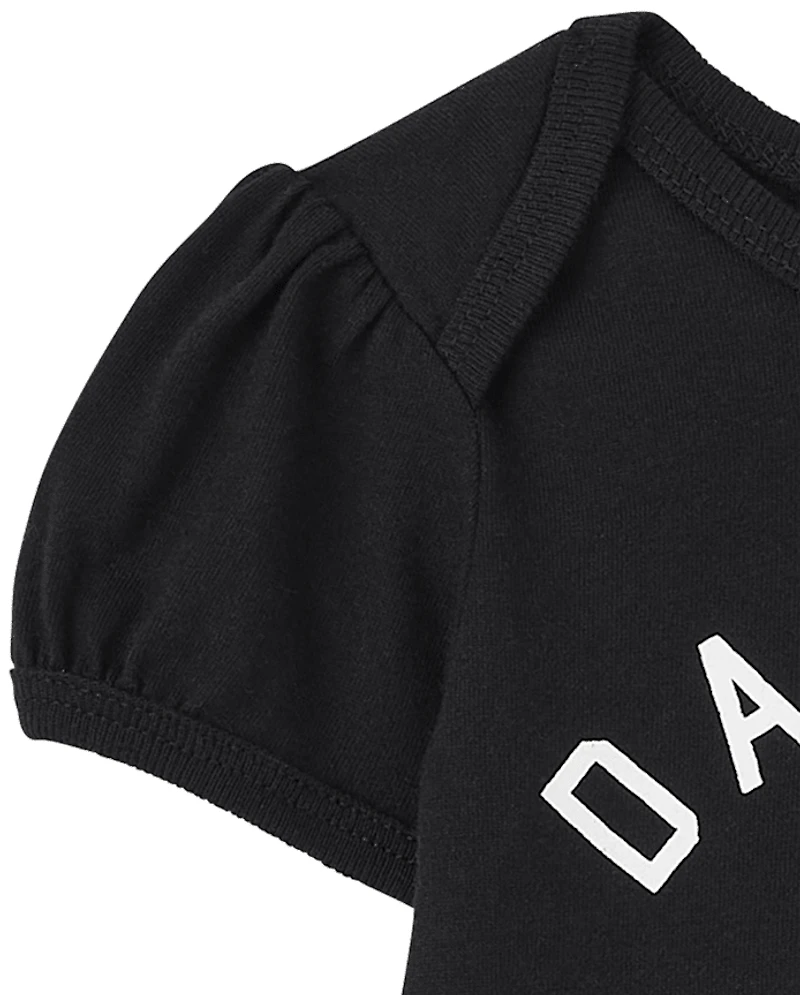 Baby Girls Matching Family Daddy's Girl Graphic Bodysuit