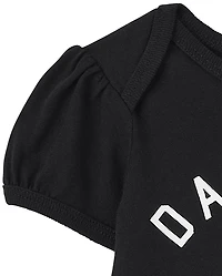 Baby Girls Matching Family Daddy's Girl Graphic Bodysuit