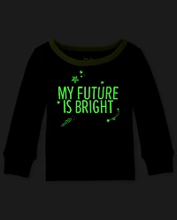 Baby And Toddler Girls Moon Snug Fit Cotton Pajamas