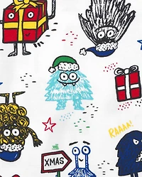 Baby And Toddler Monster Snug Fit Cotton Pajamas