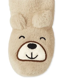 Baby And Toddler Bear Fleece One Piece Pajamas