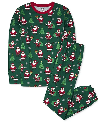 Adult Matching Family Santa Spirit Cotton Pajamas