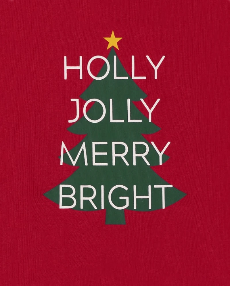 Adult Matching Family Holly Jolly Cotton Pajamas