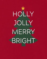 Adult Matching Family Holly Jolly Cotton Pajamas